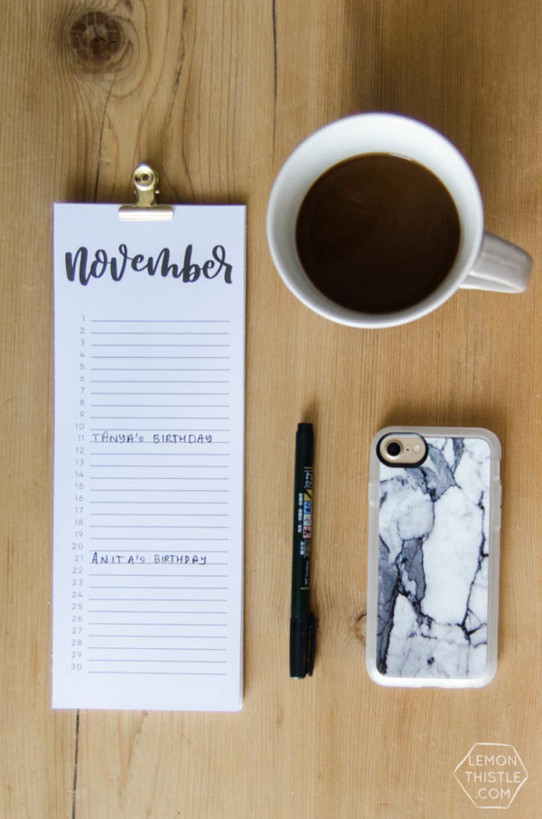 Printable Backdated Calendars Bundle (2015-2025) - Image 25