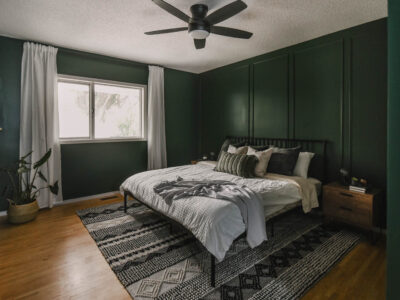 Green Bedroom Makeover