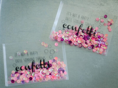 SO CUTE! DIY Translucent Confetti Packets - lemonthistle.com
