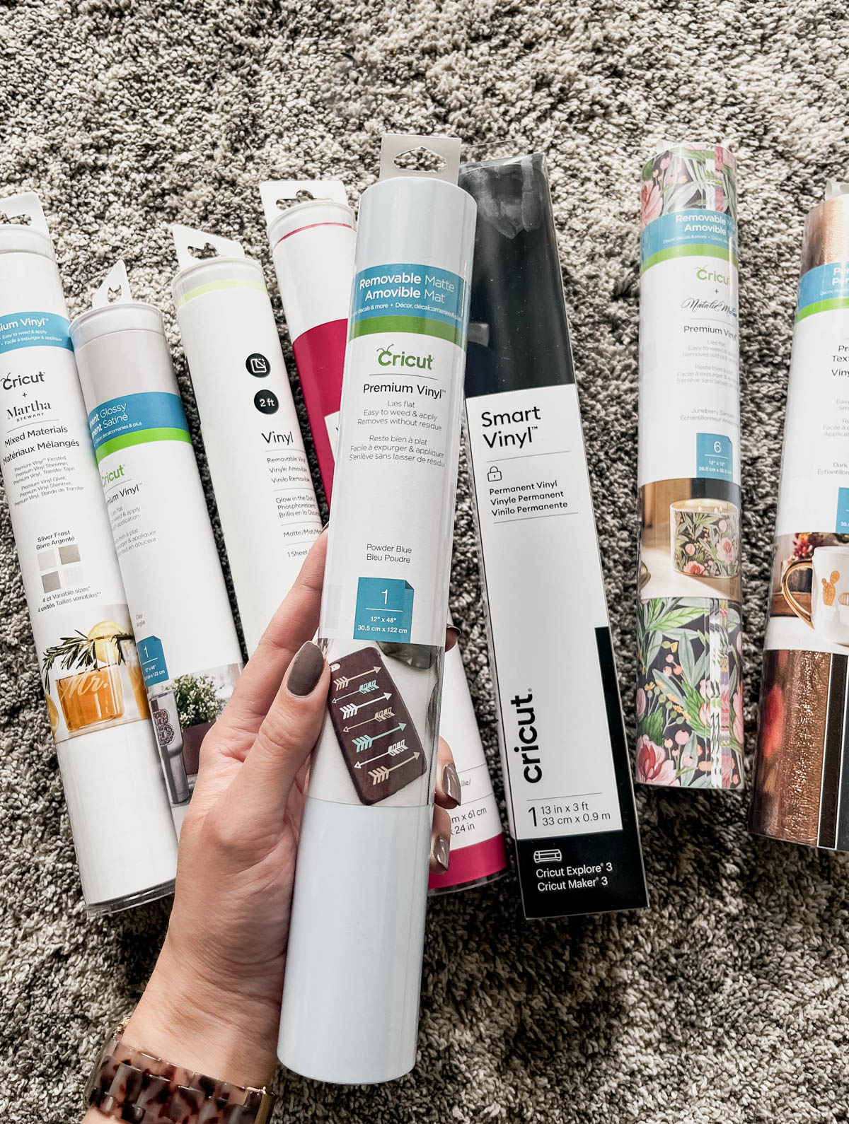 cricut vinyls available for decals