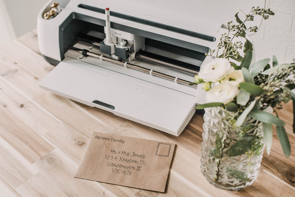 How to address envelopes with Cricut
