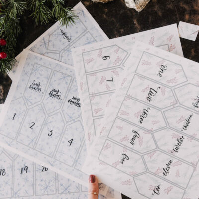 Free Printable Advent Calendar