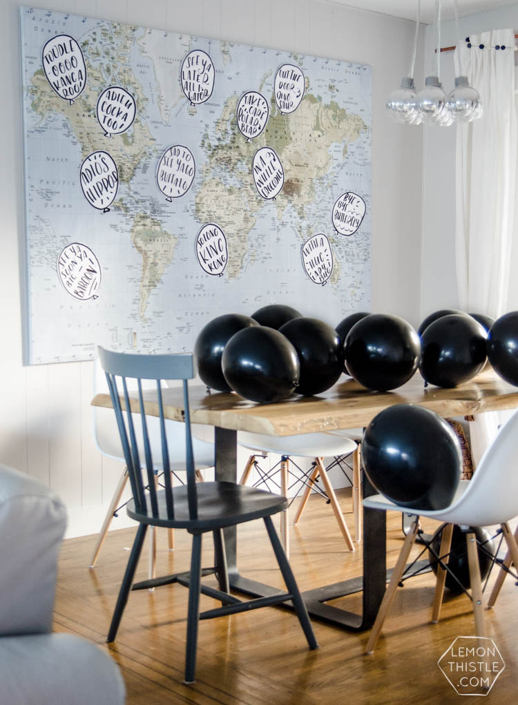 Study Abroad Farewell Decor