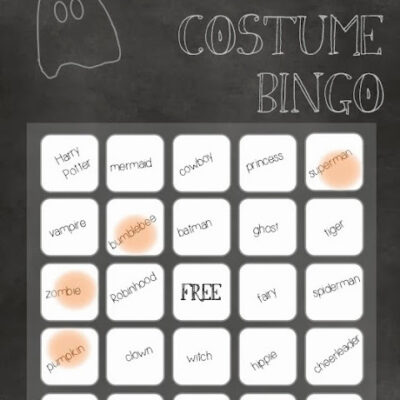 Free printable halloween bingo