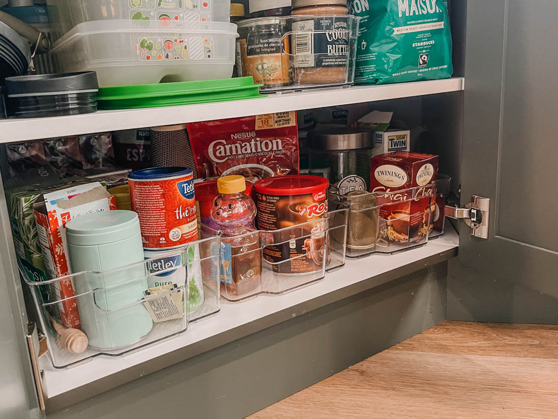 Baskets where drawers aren't possible