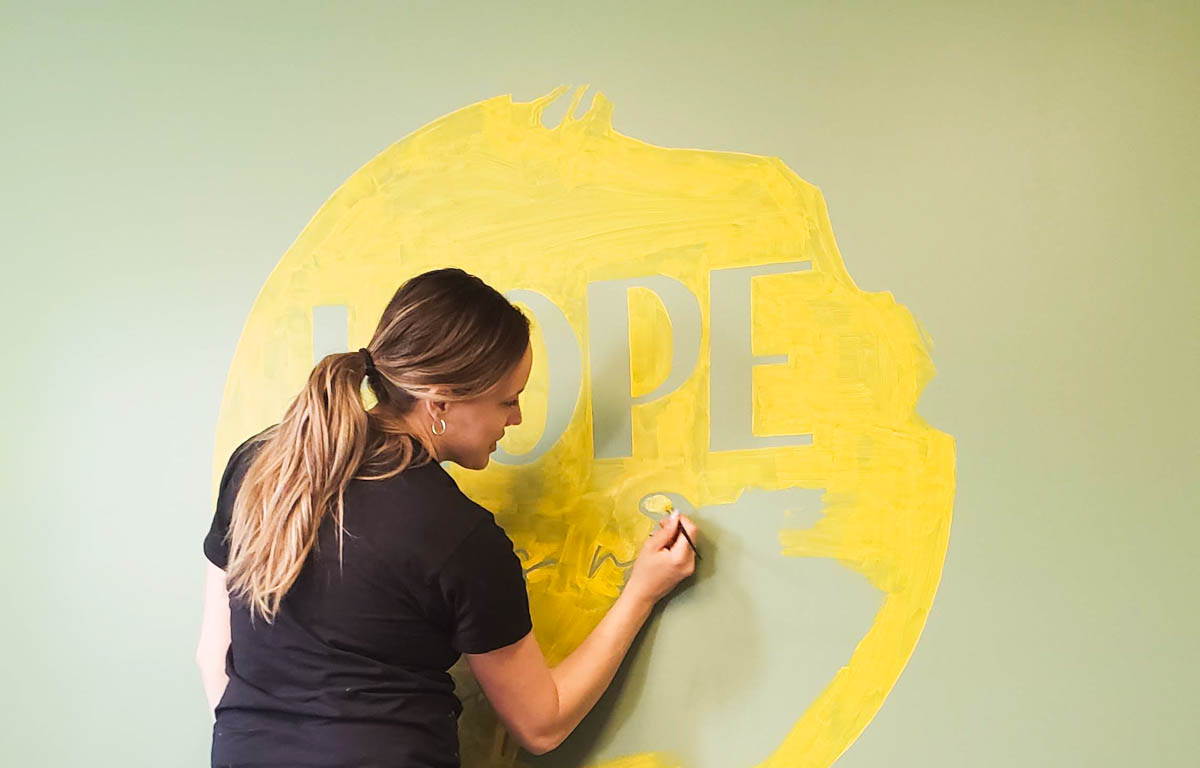 Painting a mural- tips for a beginner