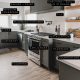 What should i consider for my diy room makeover budget? image of a kitchen with text of all the items that must be budgeted for