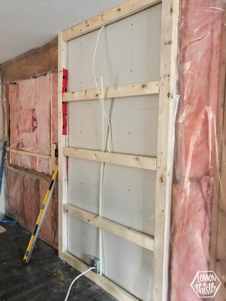 building a bump out for a pot filler