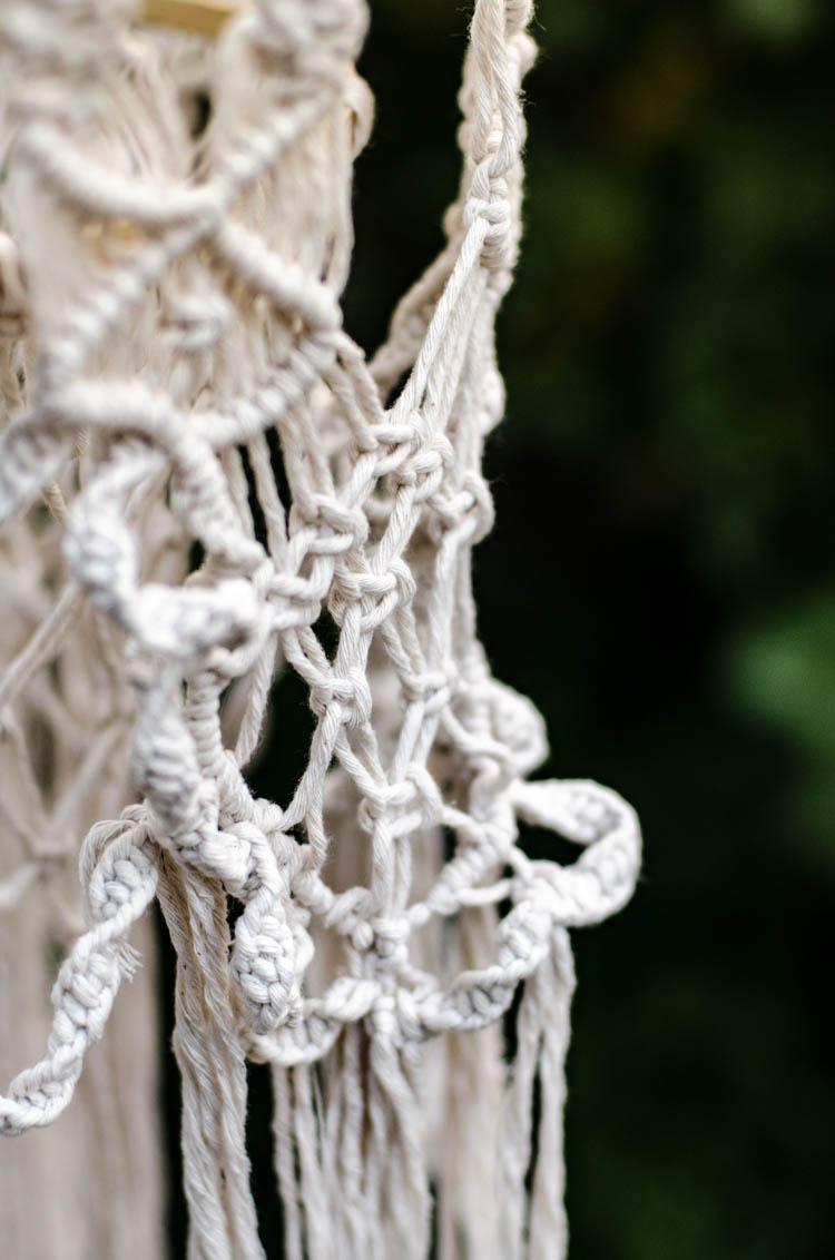 DIY Macrame Chandelier Tutorial