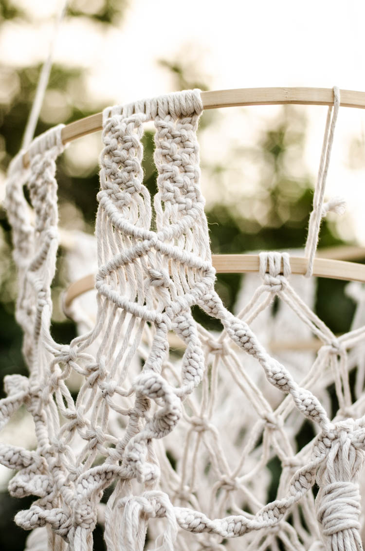 DIY Macrame Chandelier Tutorial