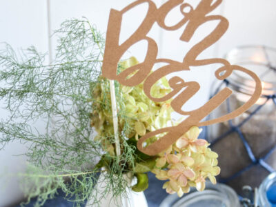 Simple Nautical Baby Shower Decorations