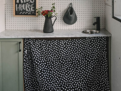 DIY Playhouse Kitchen