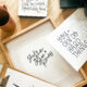 photo of printables printed on various papers