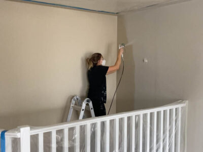 How to paint interiors with a paint sprayer