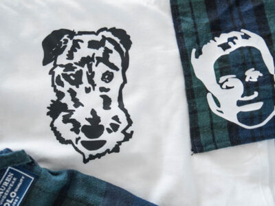 Matching pyjamas for your pup and you- with eachothers face