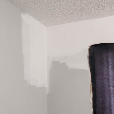 Repair after removing a valance