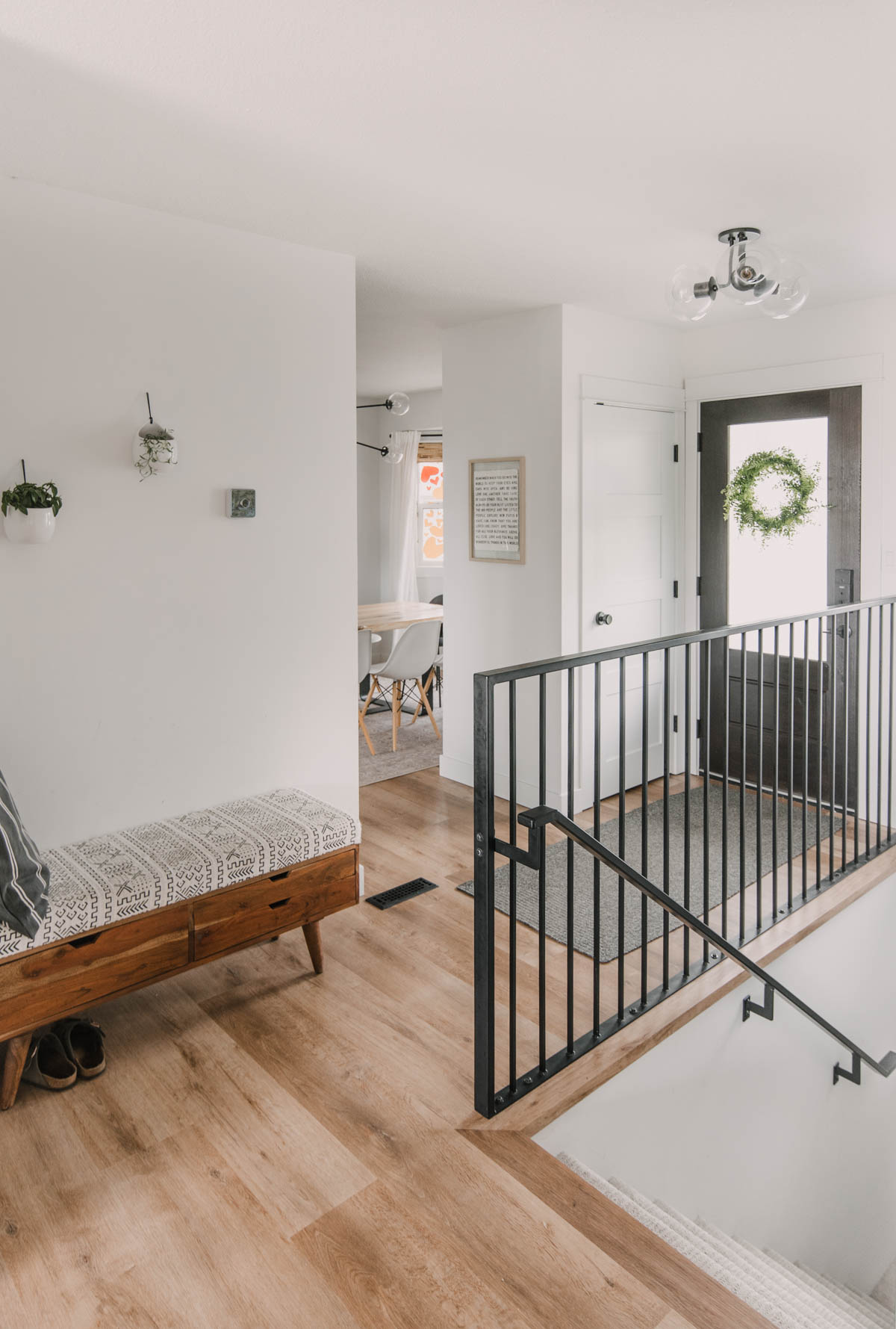 Modern Entryway + Home Tour