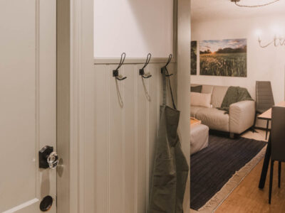Basement suite entry hallway