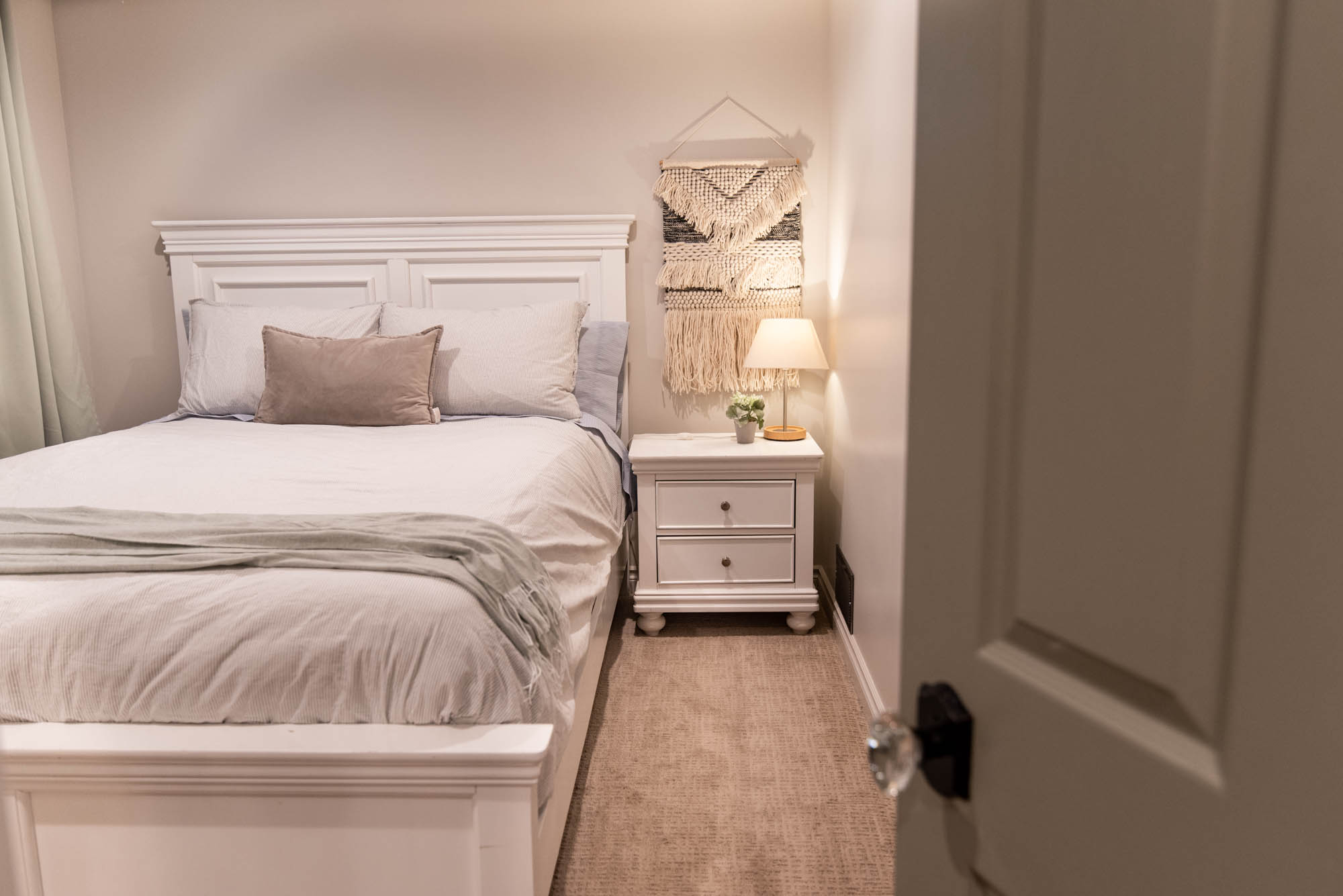 Simple updates to an airbnb basement suite