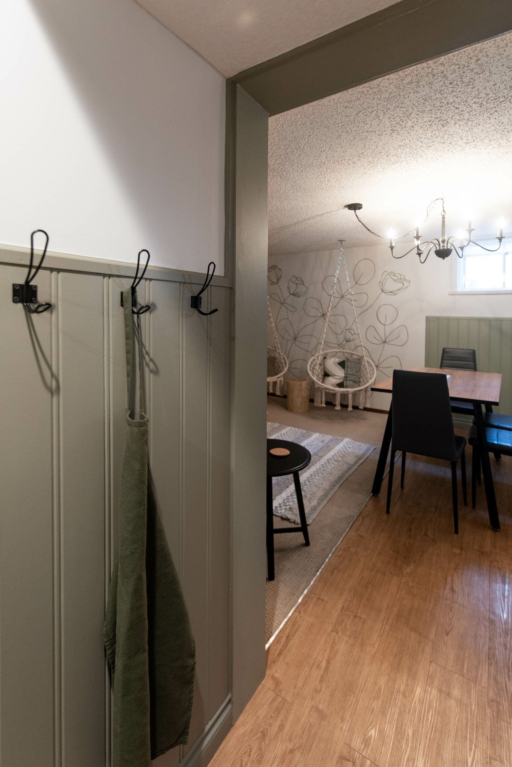 Farmhouse basement makeover
