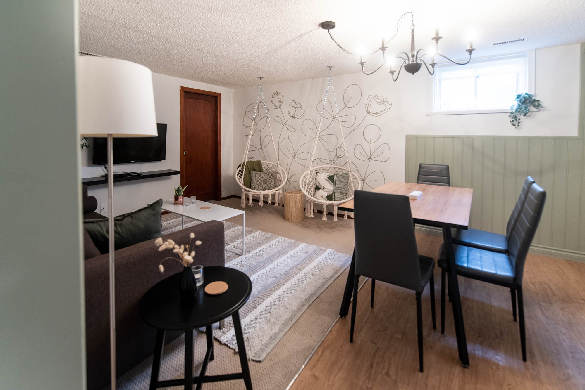 Basement suite hideaway- boho farmhouse airbnb tour