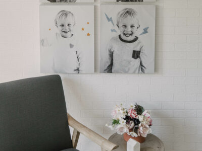 Adding fun color to black and white photos