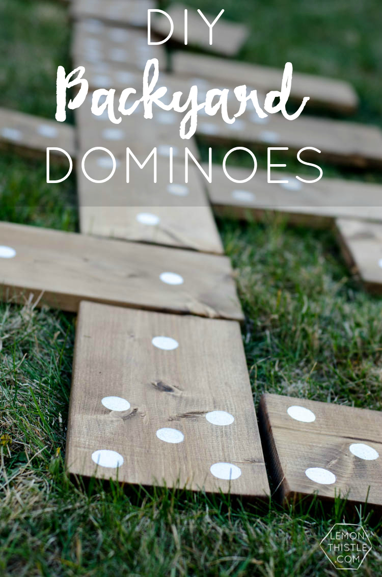 DIY Yard Games- I love this! I've seen Jenga but it's so much fun to have options!