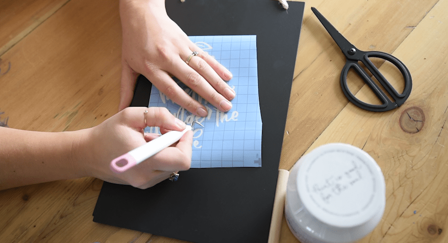 Reverse Weeding for Cricut Stencil Vinyl