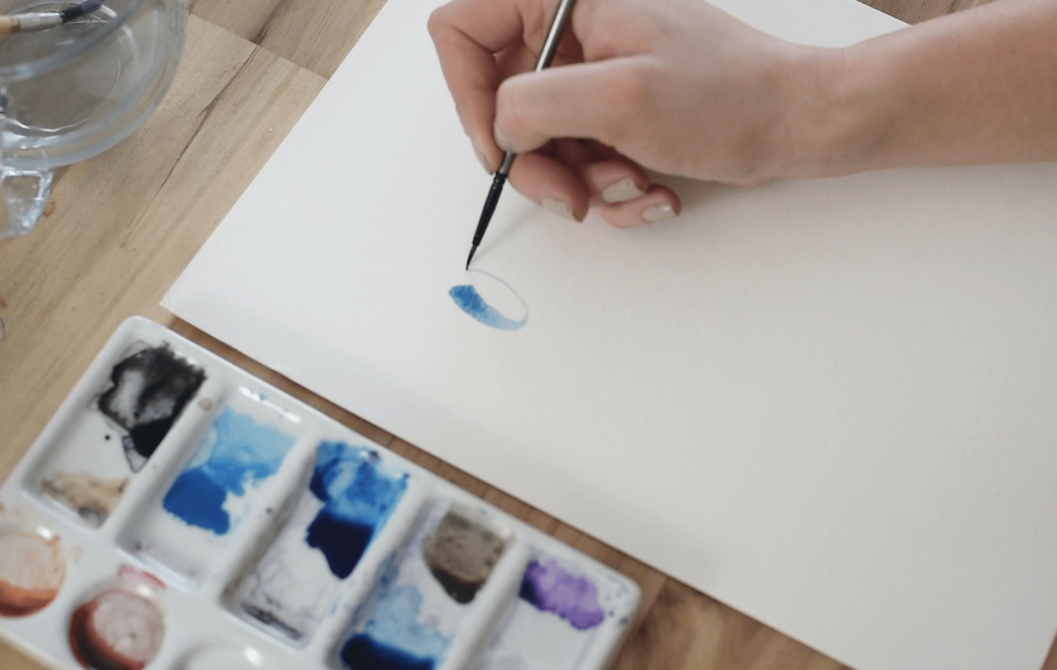 thin upstroke